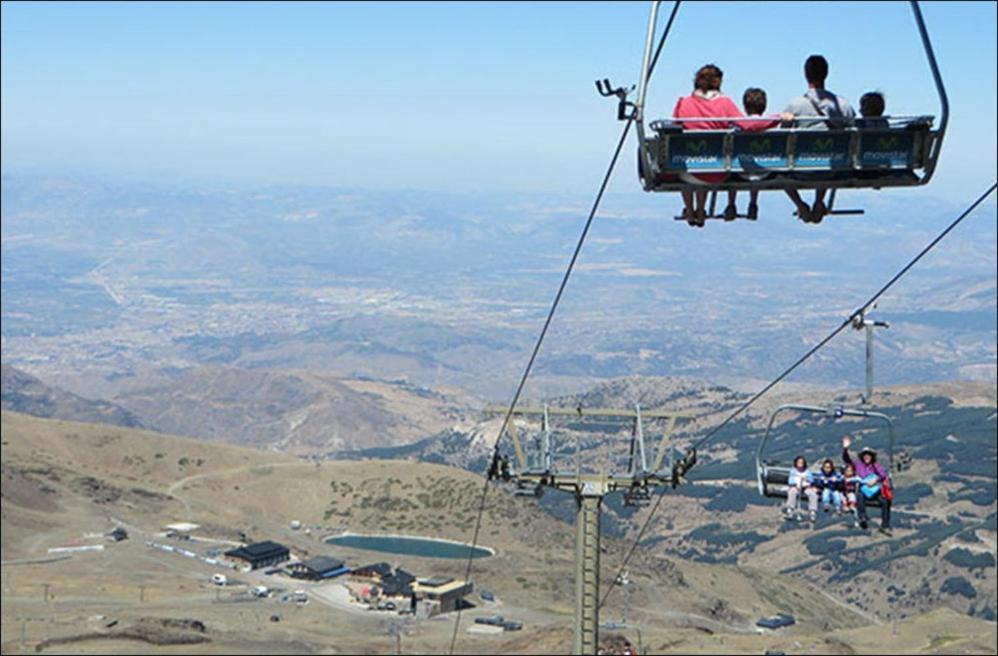 סיירה נבדה Todosierranevada Zona Baja - Edificio Atlas - Vistas A La Montana - Junto A Los Telecabinas מראה חיצוני תמונה